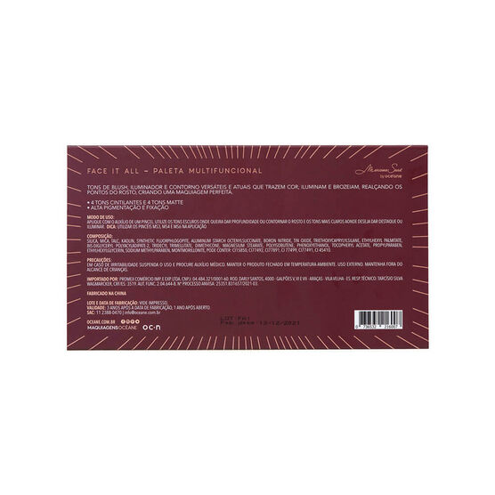 Paleta Multifuncional Mariana Saad Face It All